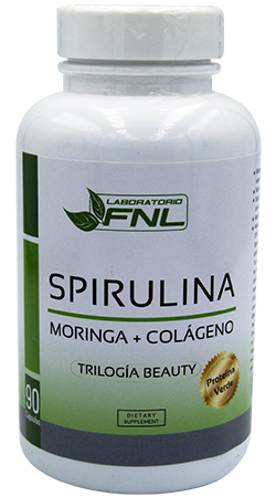 Spirulina + Moringa + Colágeno